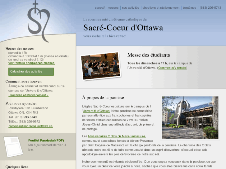 www.sacrecoeurottawa.ca