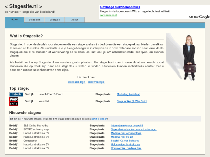 www.stagesite.nl