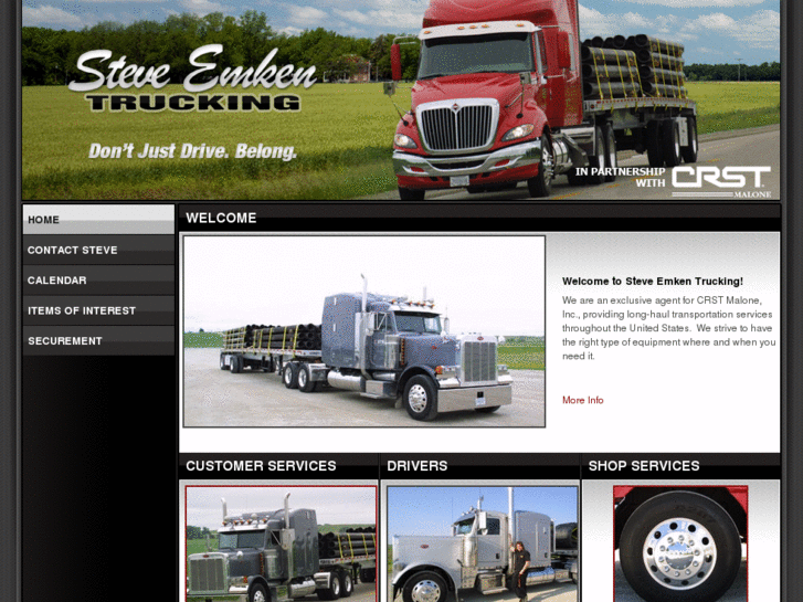 www.steveemkentrucking.com