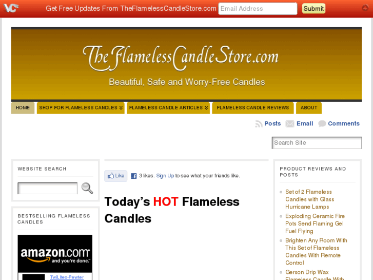 www.theflamelesscandlestore.com