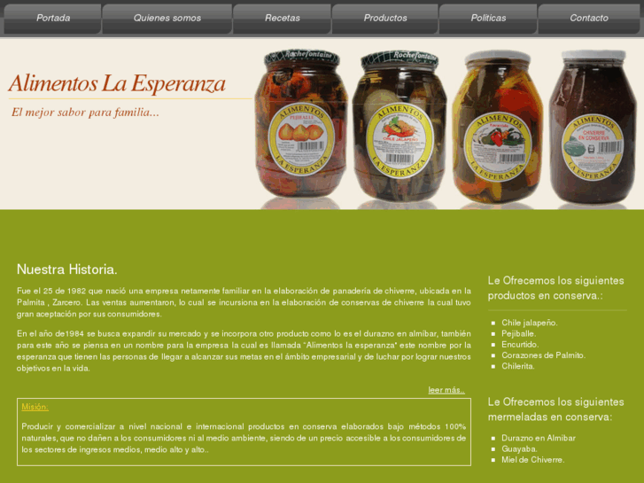 www.alimentoslaesperanza.com