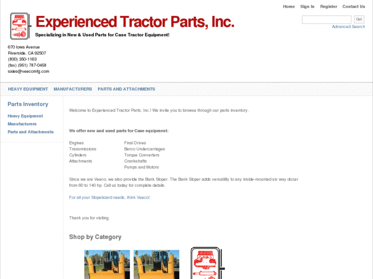 www.experiencedtractorparts.com