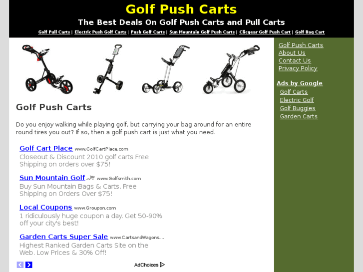 www.golfpushcarts.org