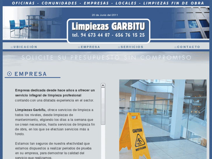 www.limpiezasgarbitu.es