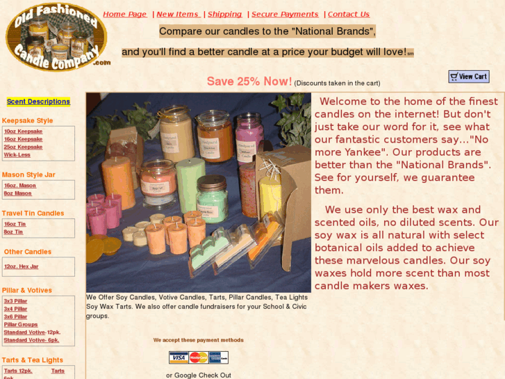 www.oldfashionedcandlecompany.com