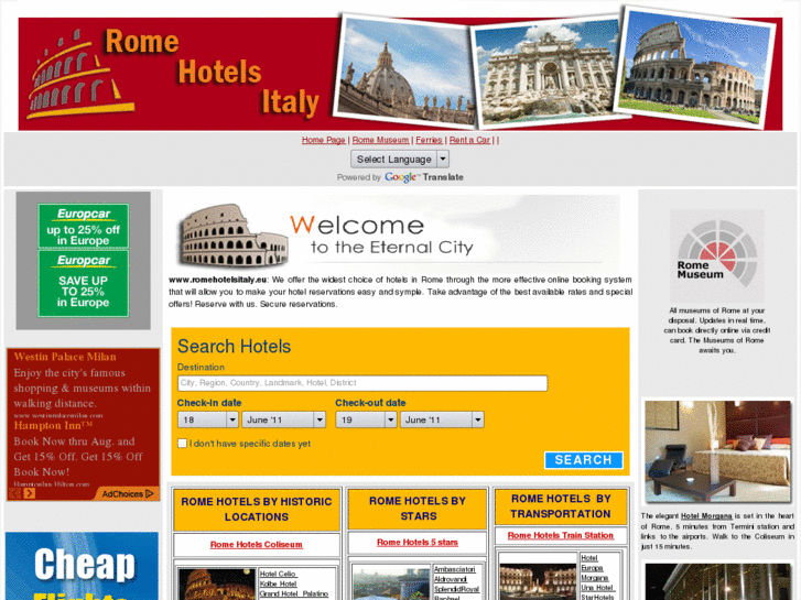 www.romehotelsitaly.eu