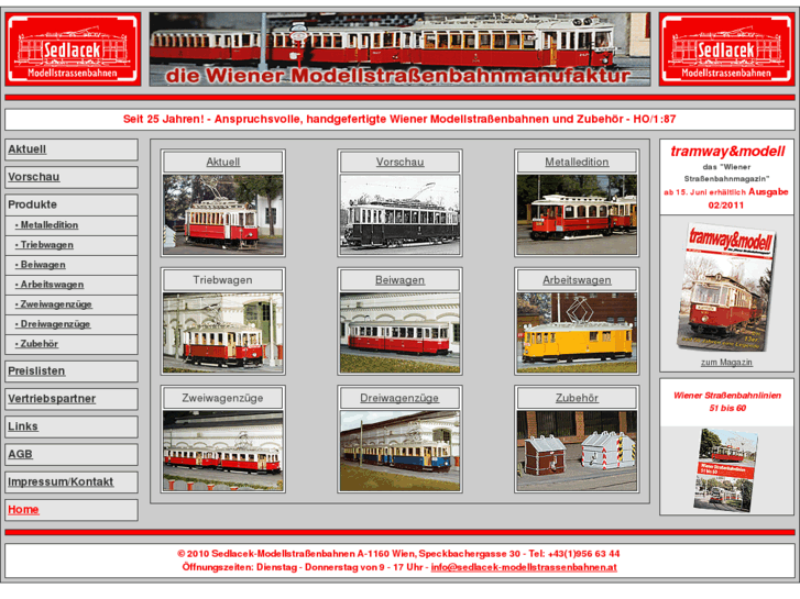 www.sedlacek-modellstrassenbahnen.at