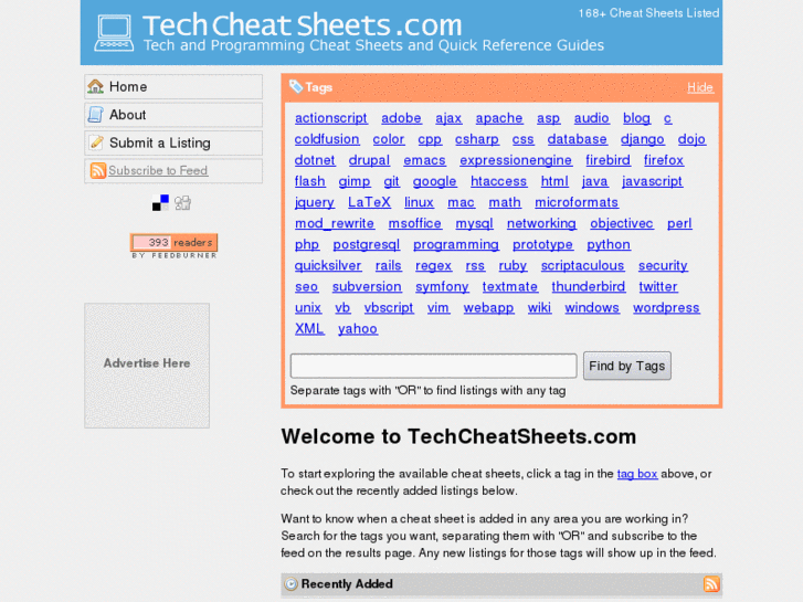 www.techcheatsheets.com