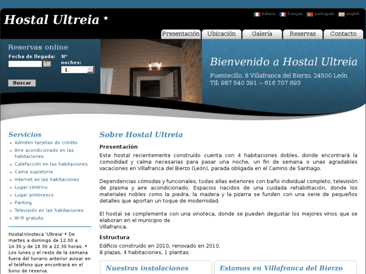 www.ultreiahostal.com