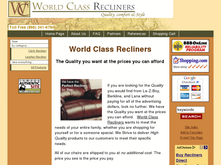 www.worldclassrecliners.com