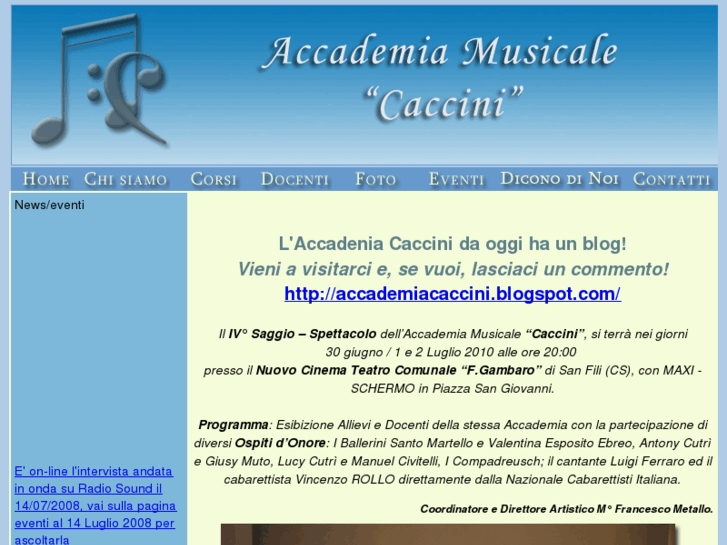 www.accademiacaccini.com