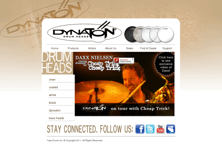 www.dynatondrumheads.com