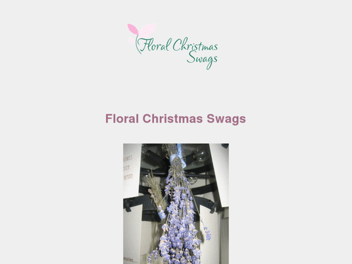 www.floralchristmasswags.com