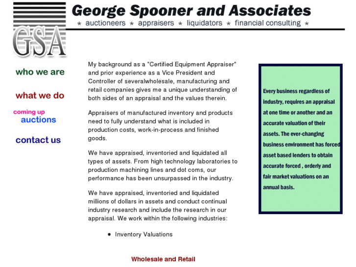 www.georgespoonerassociates.com