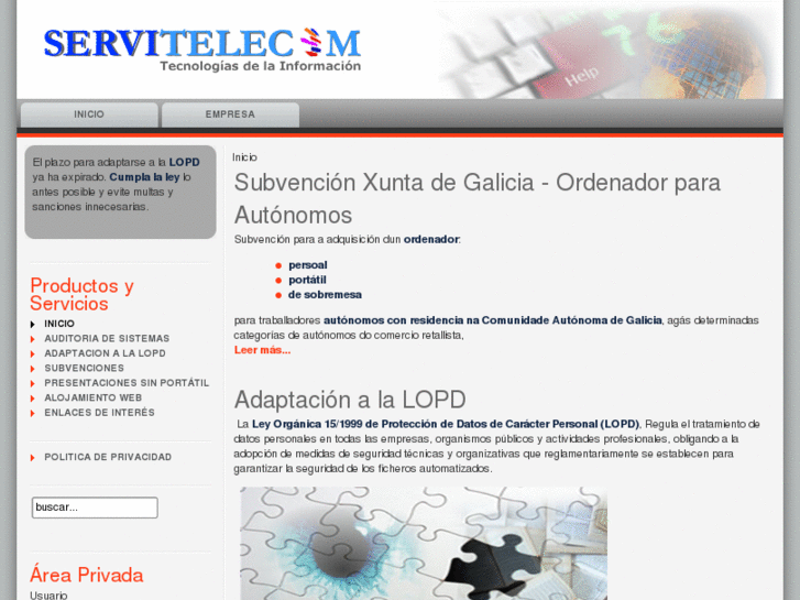 www.servitelecom.net