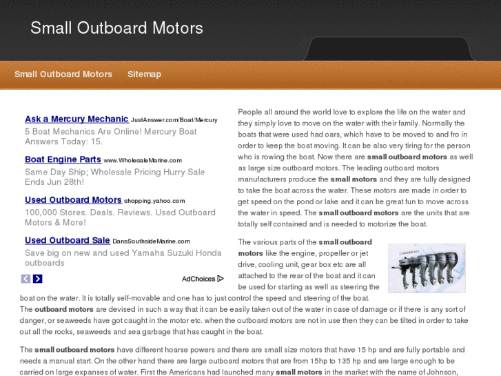 www.smalloutboardmotors.org