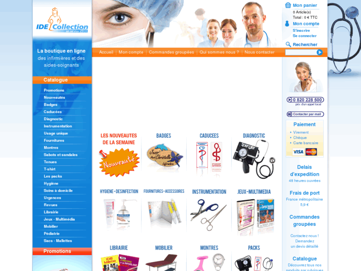 www.boutiqueinfirmiere.com