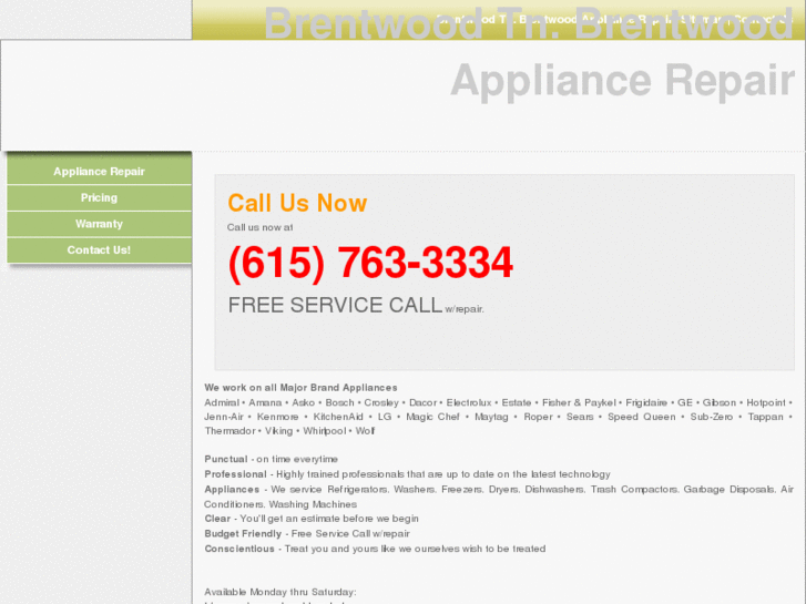 www.brentwoodtnappliancerepair.com