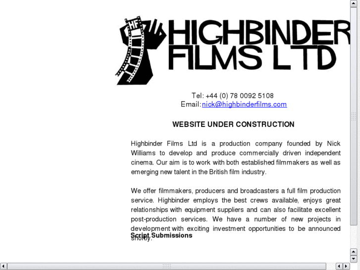www.highbinderfilms.com