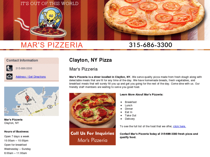 www.marspizzeria.com