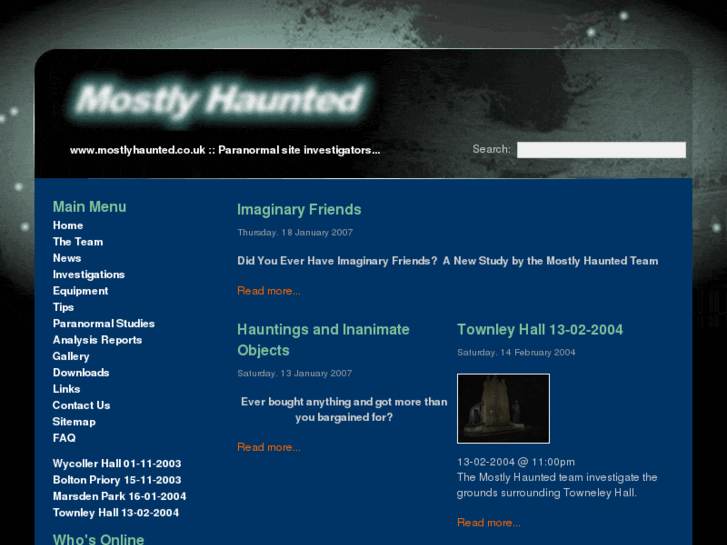 www.mostlyhaunted.co.uk