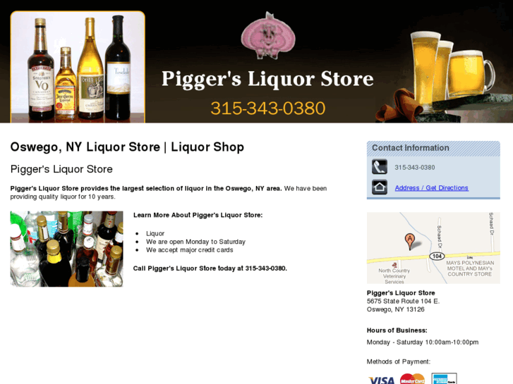 www.piggersliquor.com