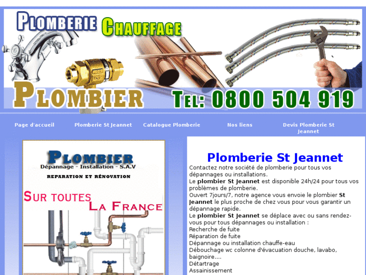 www.plombierstjeannet.net