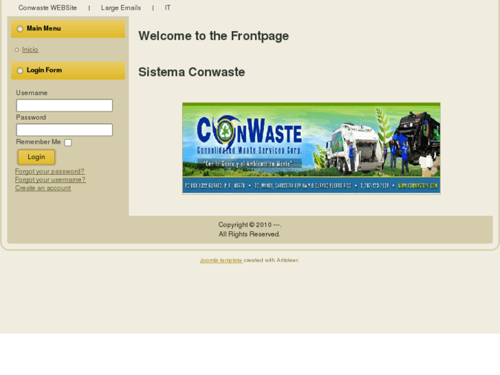 www.sistemaconwaste.com