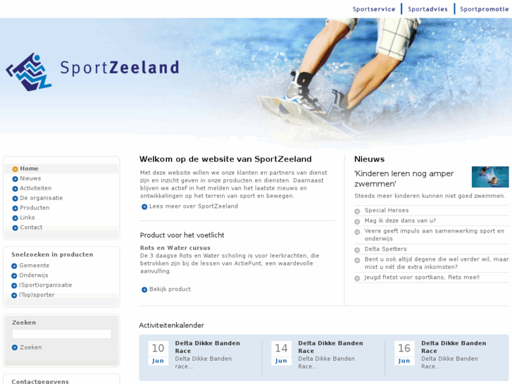 www.sportzeeland.nl