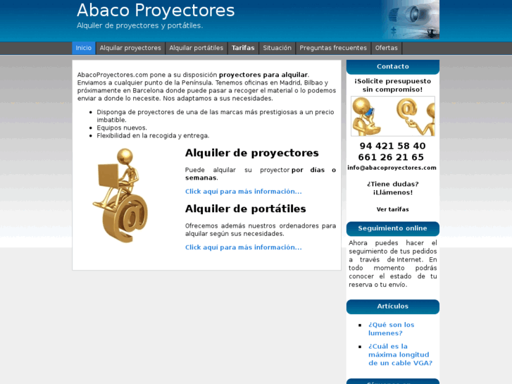 www.abacoproyectores.com