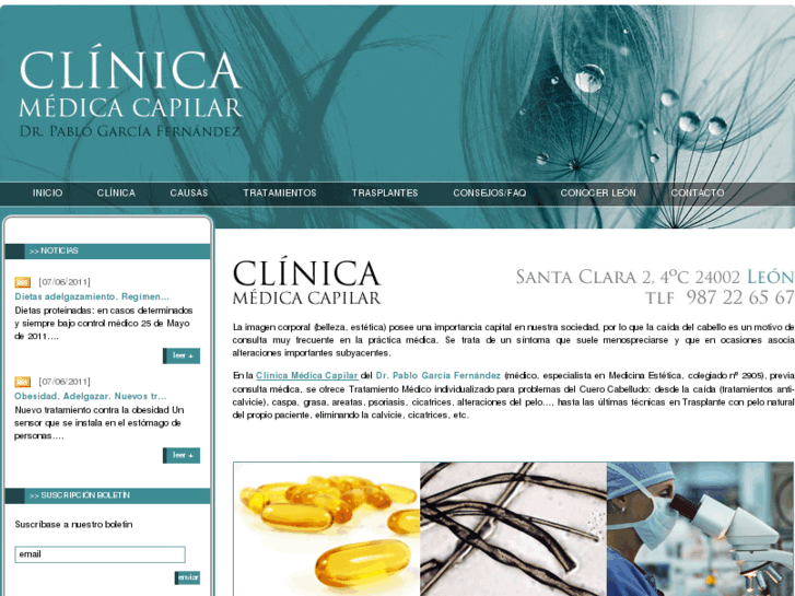 www.clinicamedicacapilar.com