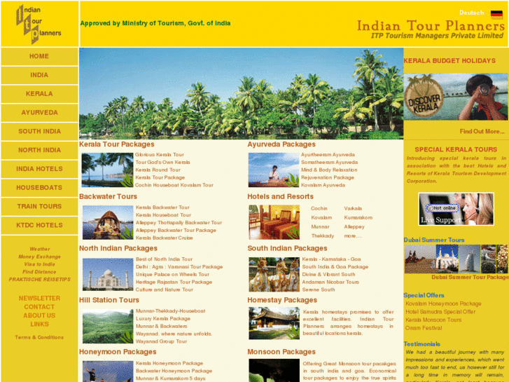 www.indiantourplanners.com