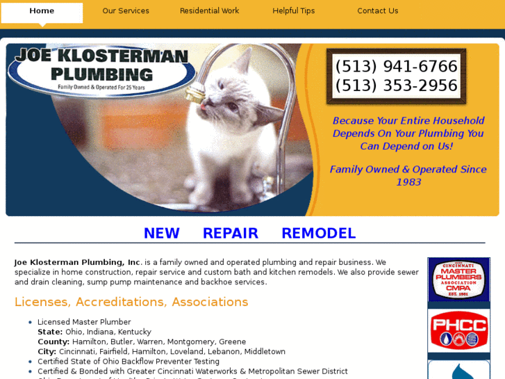 www.klostermanplumbing.com