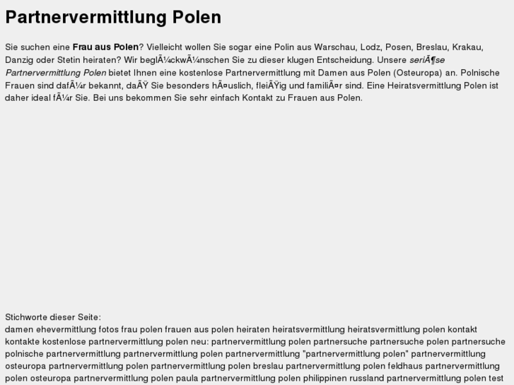 www.partnervermittlung-polen.net