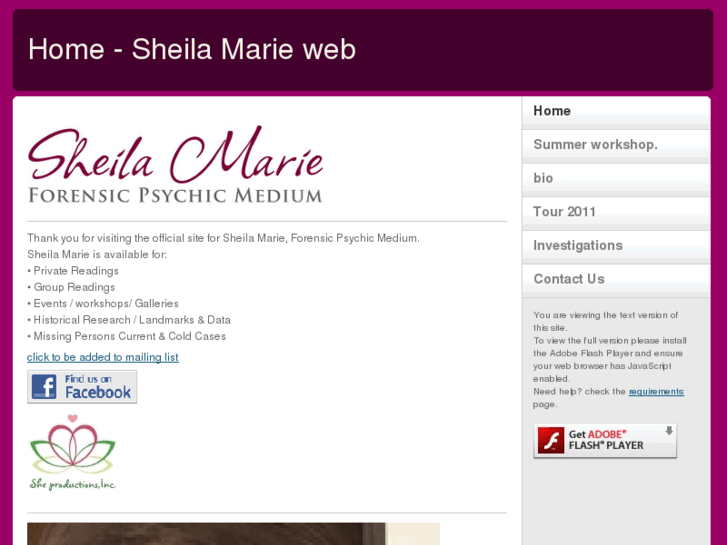 www.sheilamarieweb.net