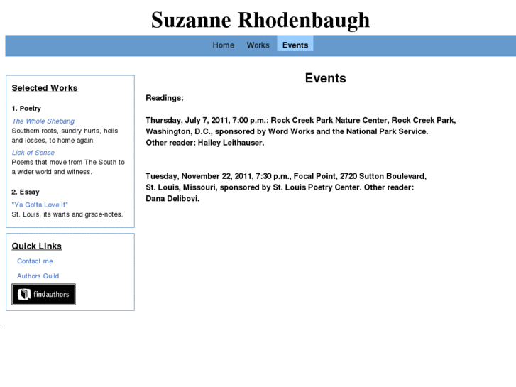 www.suzannerhodenbaugh.com