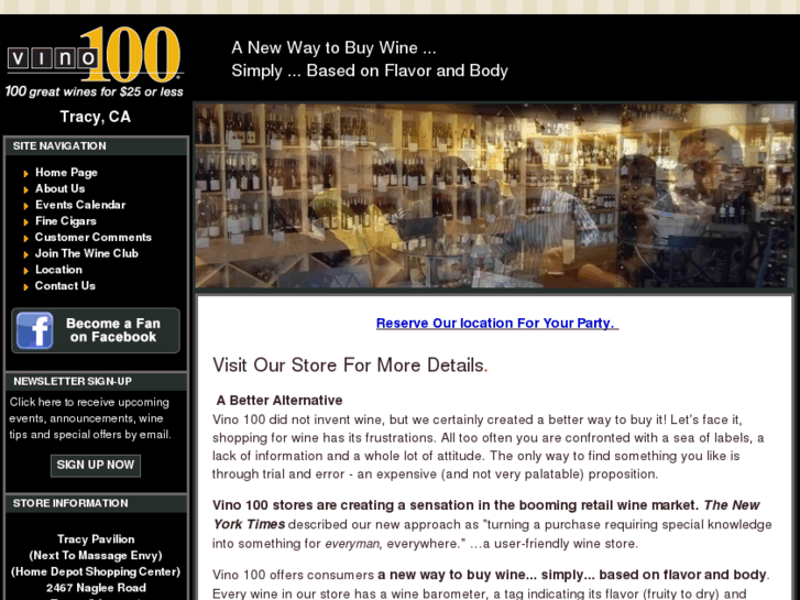 www.vino100tracy.com