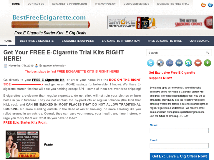 www.bestfreeecigarette.com