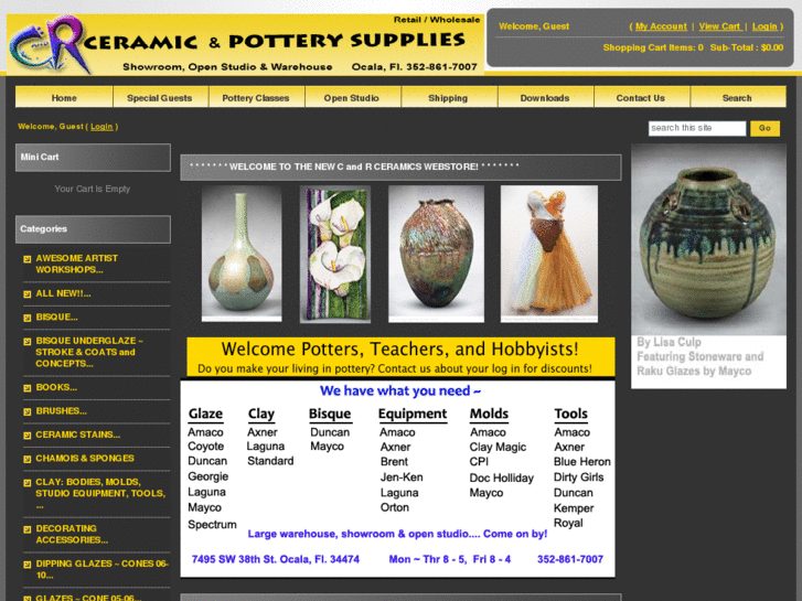 www.candrceramics.com