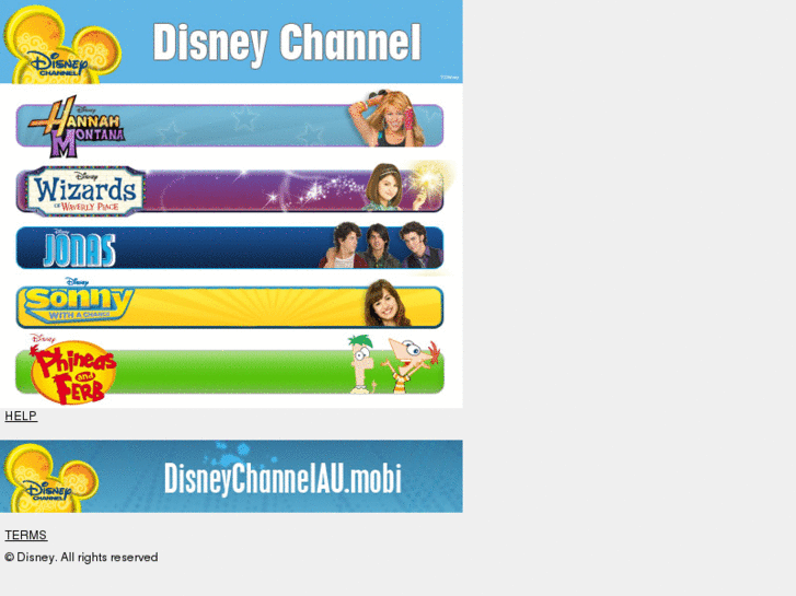 www.disneychannelau.mobi