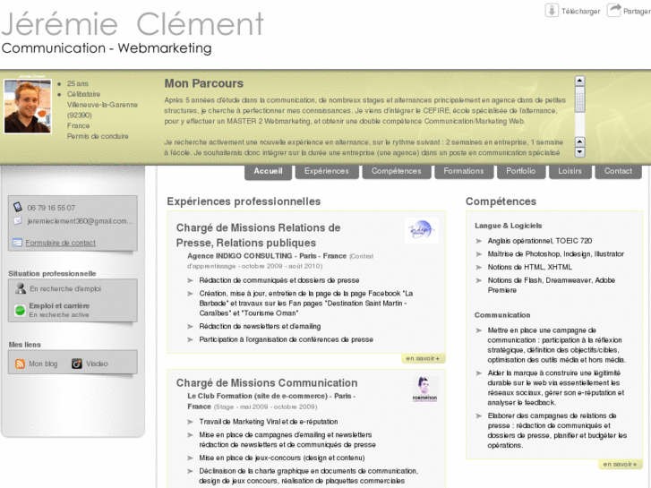 www.jeremieclement-cv.com