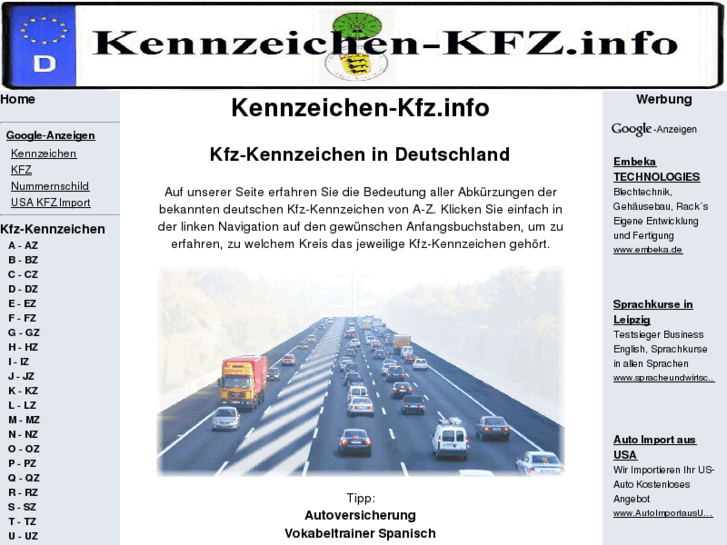 www.kennzeichen-kfz.info