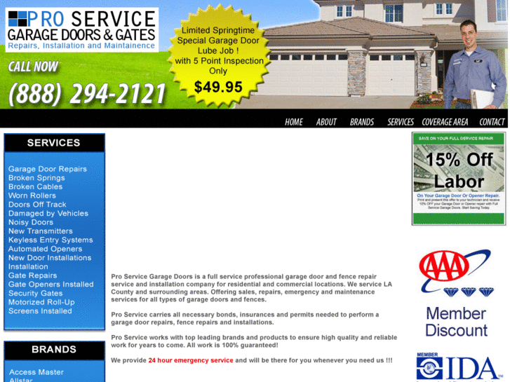 www.proservicegaragedoors.com