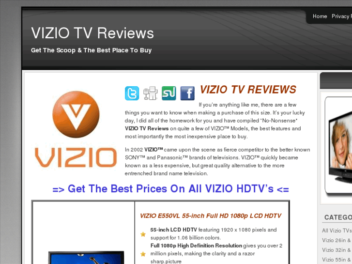 www.vizio-tv-reviews.info