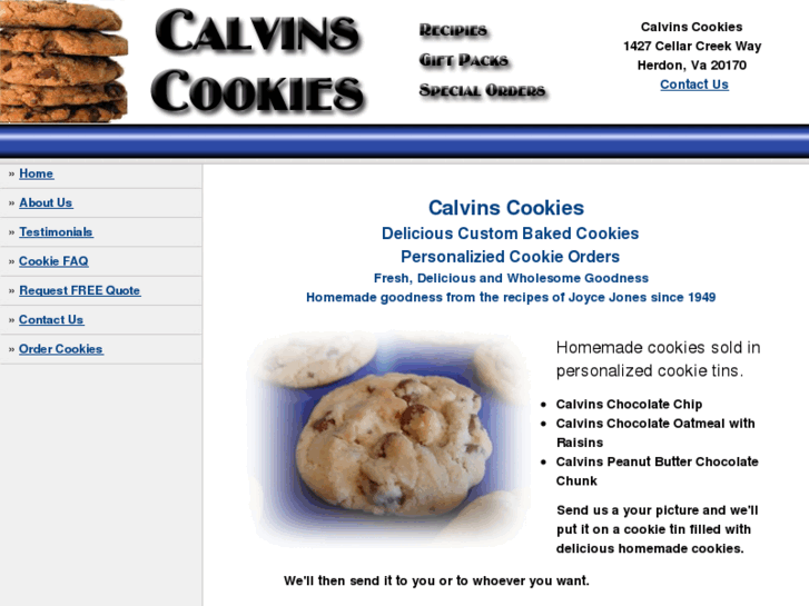 www.calvins-cookies.com