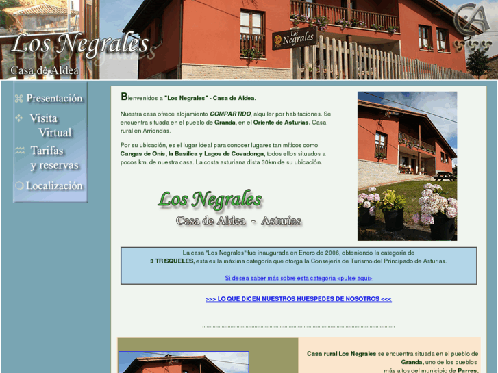 www.casalosnegrales.com