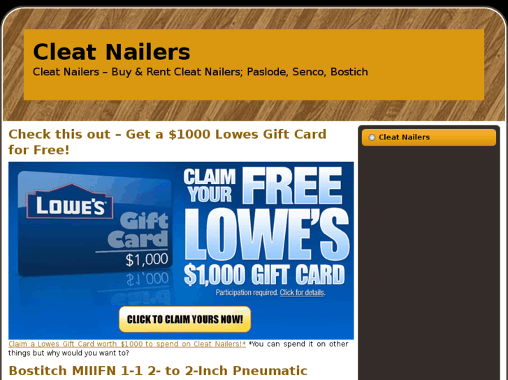 www.cleatnailers.com