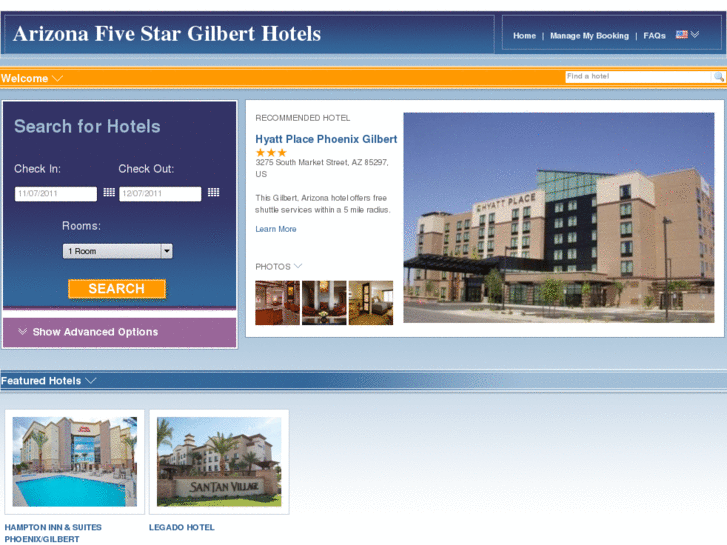 www.fivestarhotelsgilbert.com