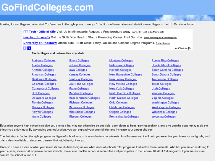 www.gofindcolleges.com