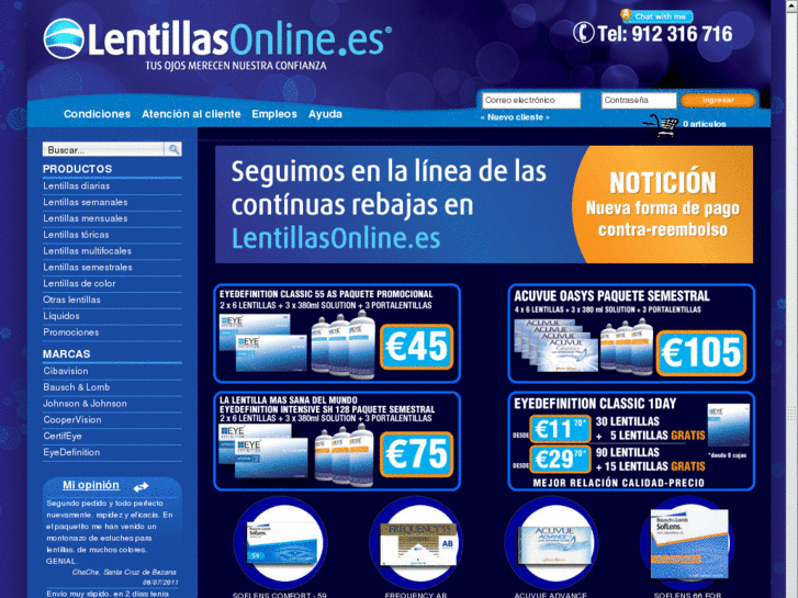 www.lentesonline.es